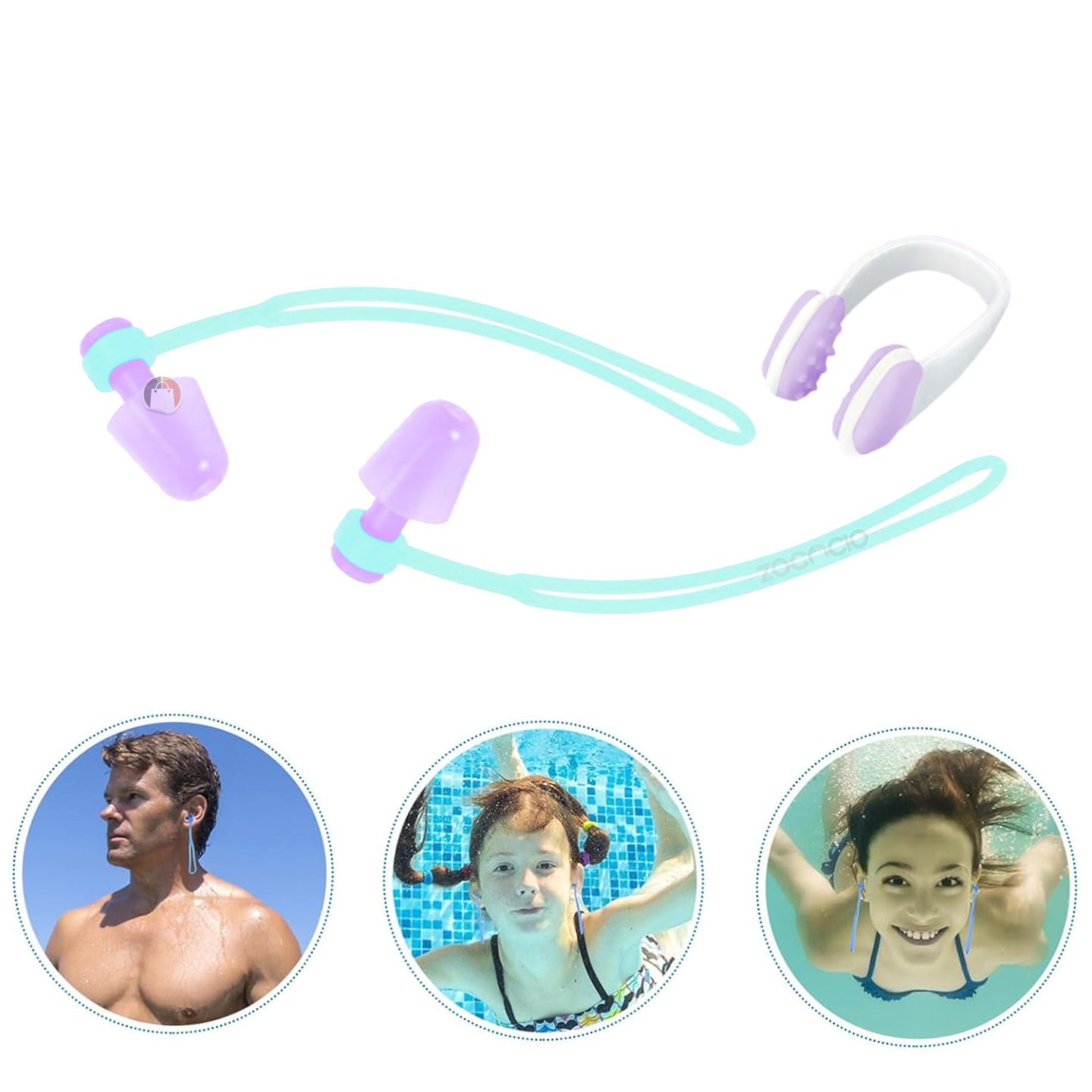 Tapones Para Oídos Y Nariz Natación Sili